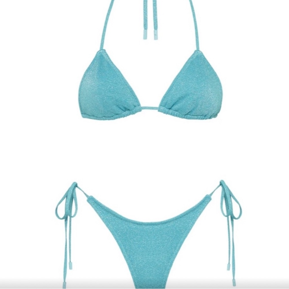 Baby Blue Triangl Bikini